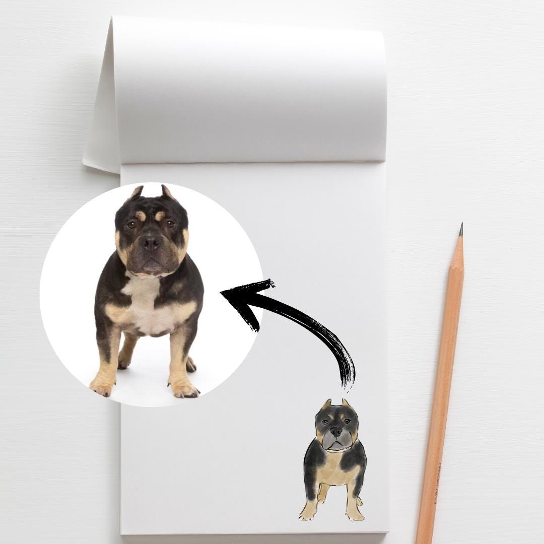 Custom Dog Notepad Personalized Dog Notepad