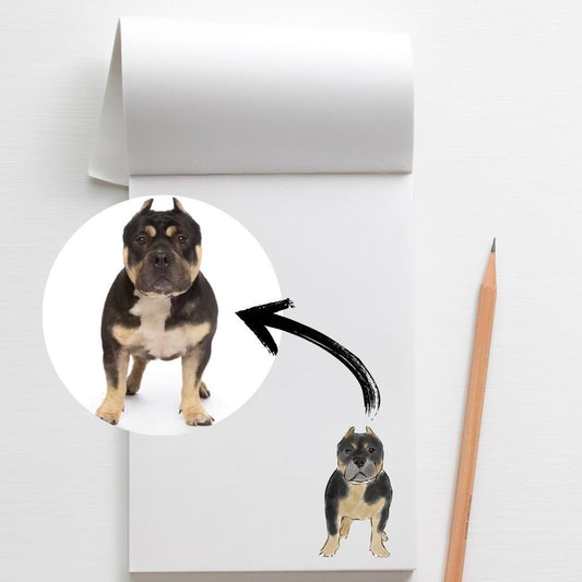 RUSH ORDER Custom Dog Notepad Personalized Dog