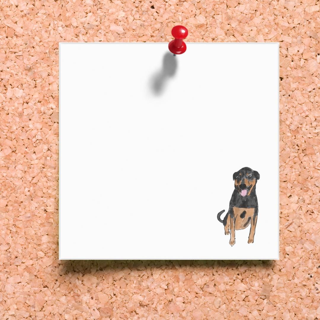 Custom Dog Post0-It Notes