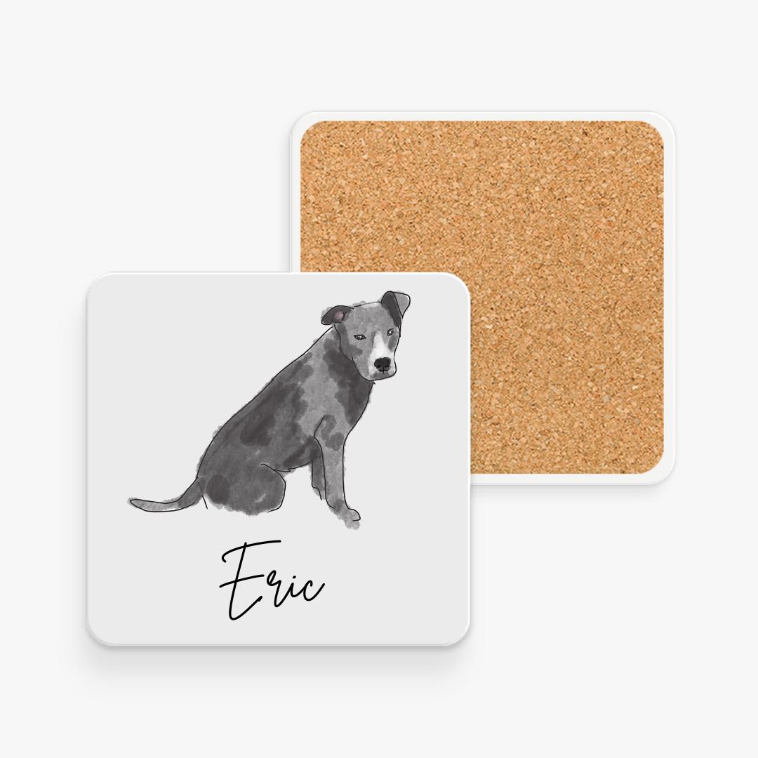 Custom Coaster With Custom Pet Art
